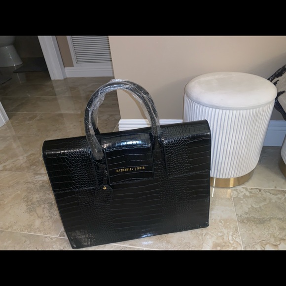 Nathaniel Noir Presidential Jumbo Handbag - Picture 14 of 16